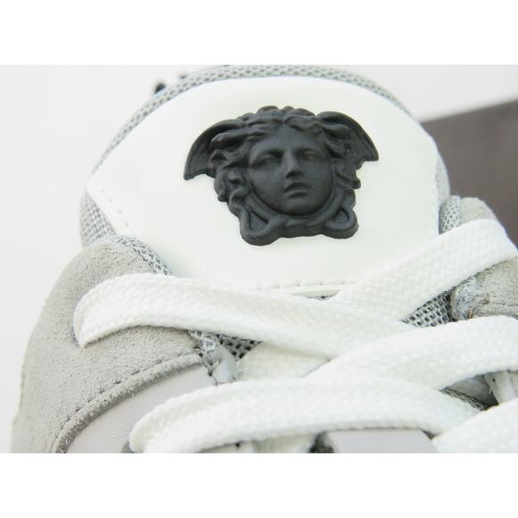 VERSACE SPLENDOR PINK WHITE LEATHER MEDUSA HEAD LOW TOP PLATFORM SNEAKERS 39 9 - Picture 3 of 12